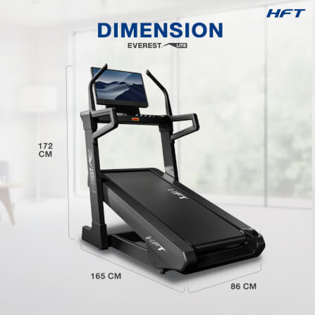 ลู่วิ่งไฟฟ้า HOMEFITTOOLS DC 4.5 HP รุ่น EVEREST INCLINE TREADMILL (LITE)_8